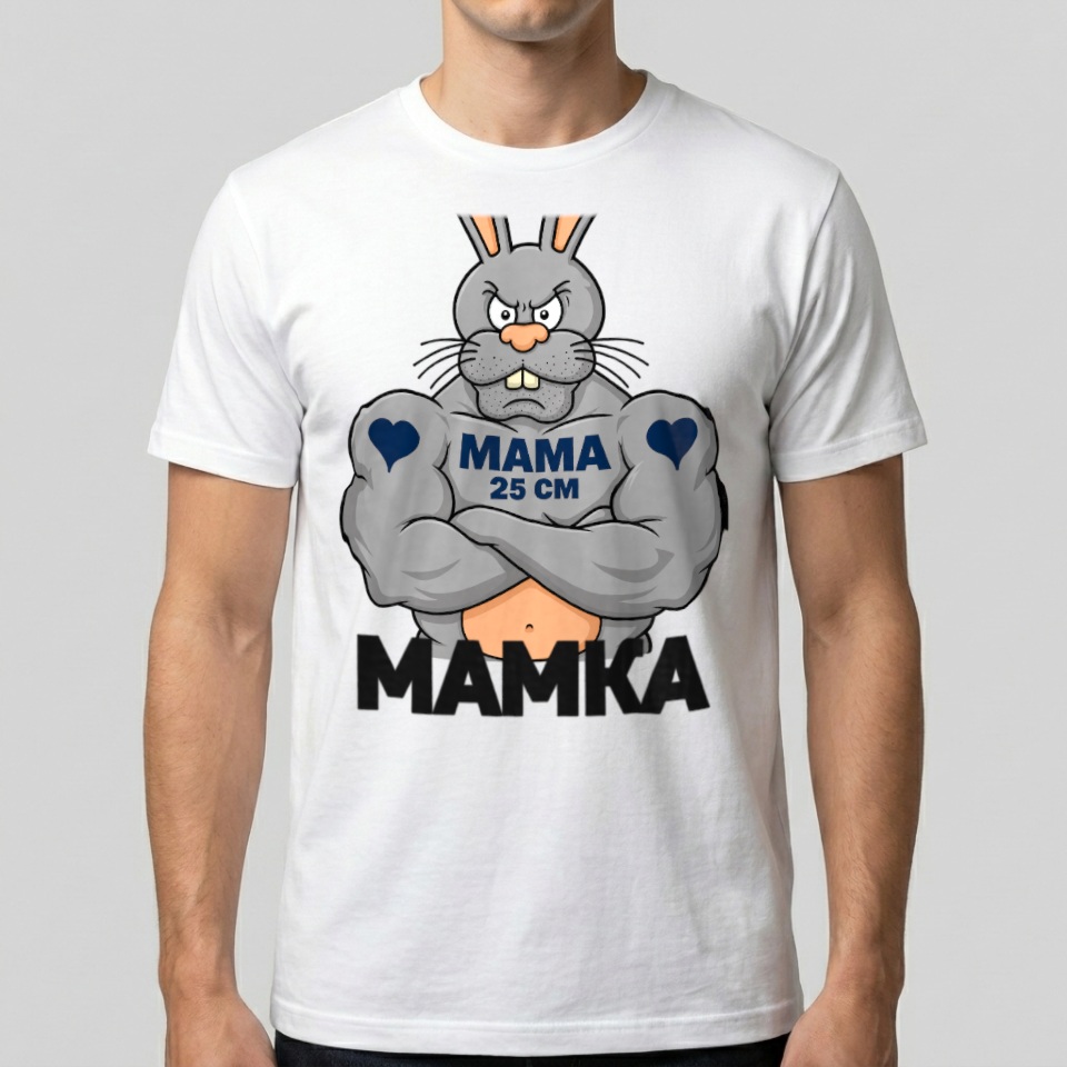 Футболка «Мамка» — белая